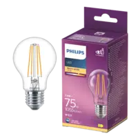 Philips Led fil standaard helder E27 75W