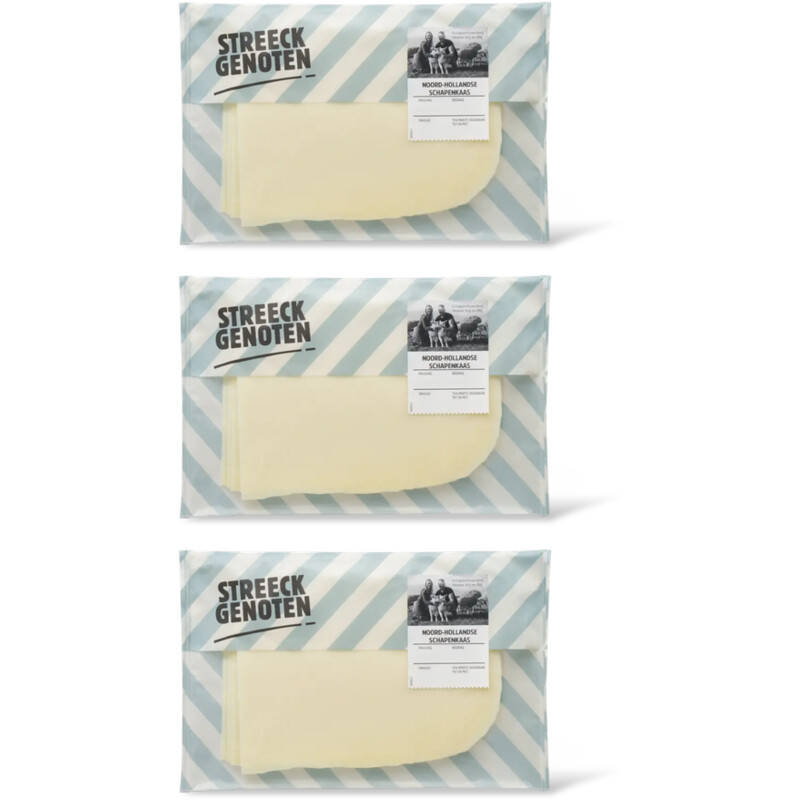 Streeckgenoten Schapenkaas 50+ plak 3-pack