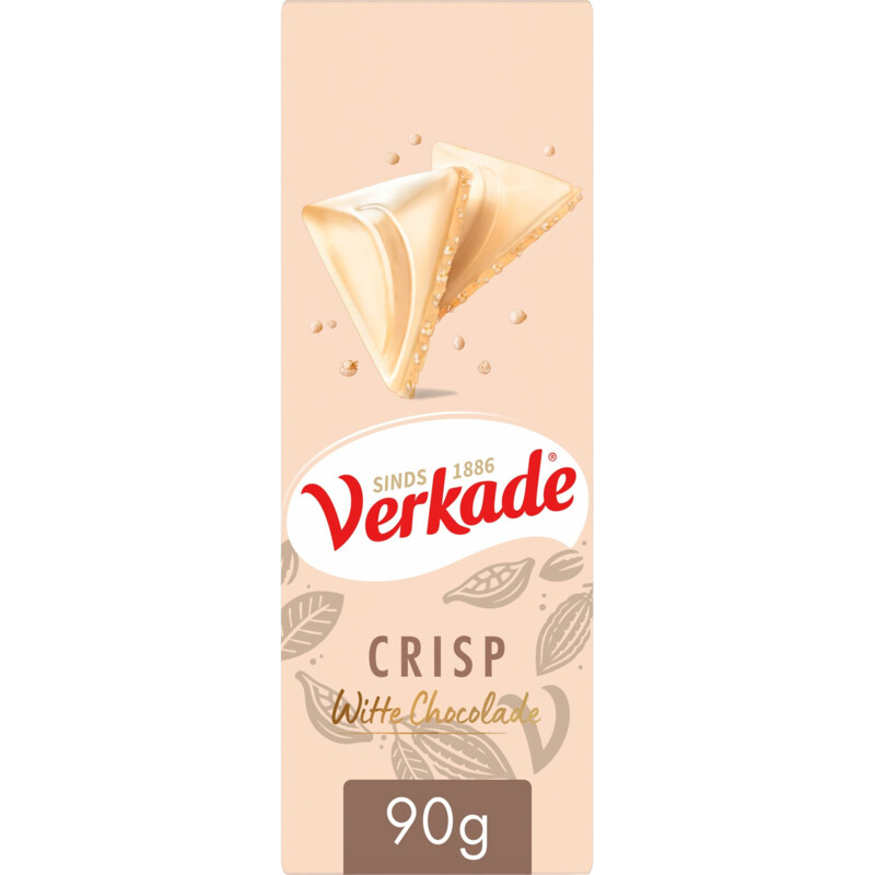 Verkade Specials crisp witte chocolade reep