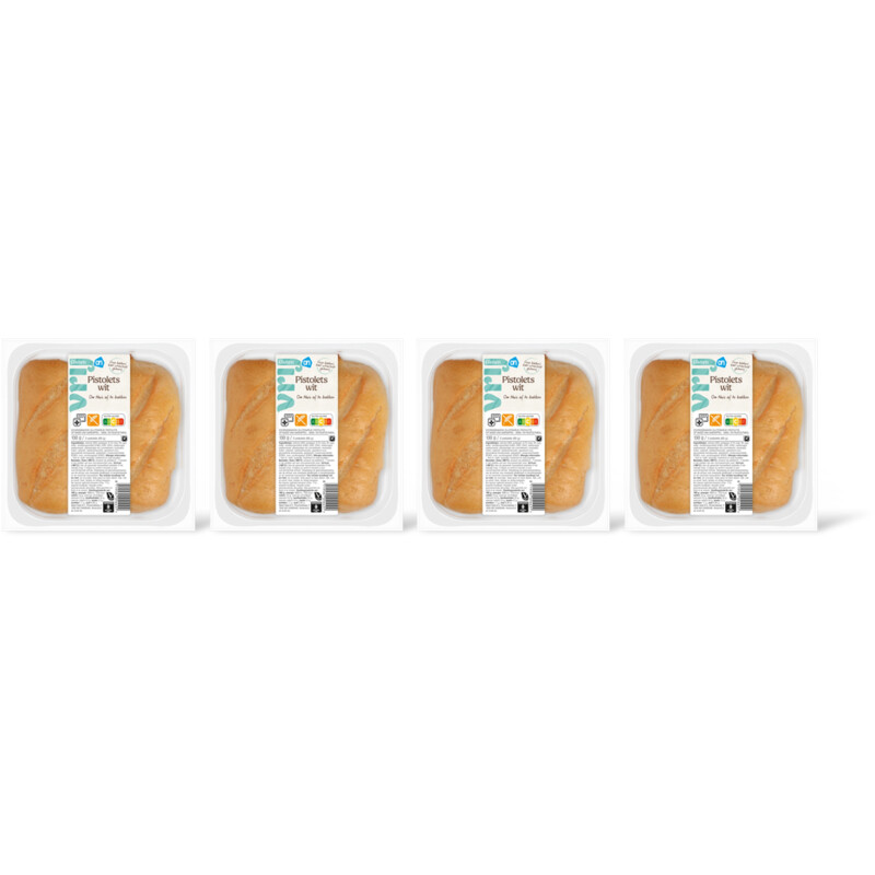 AH Glutenvrij Pistolets wit 4-pack