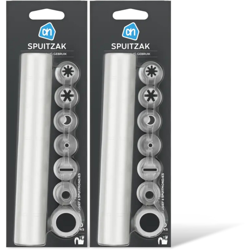 AH Spuitzakken met mondjes 2-pack