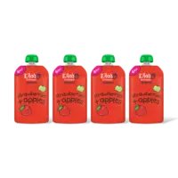 Ella's kitchen Aardbeien + appels 4m+ bio 4-pack