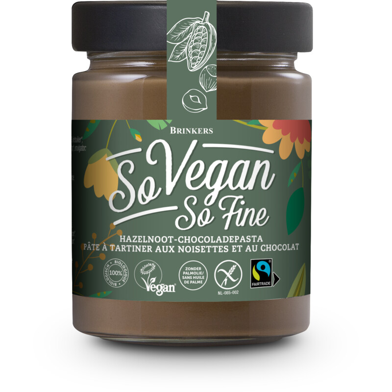 Een afbeelding van So Vegan So Fine Hazelnootpasta
