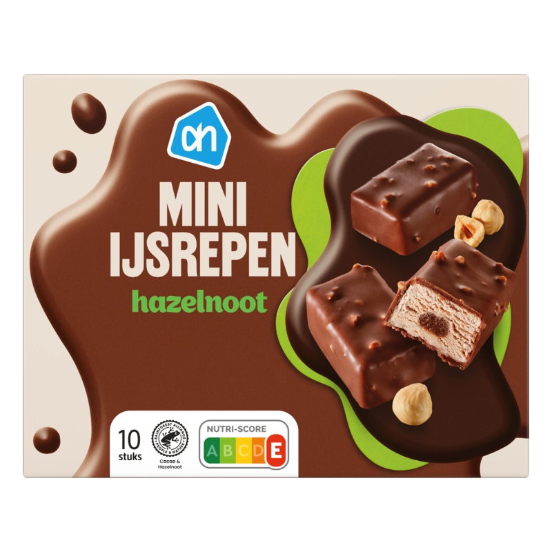 AH Mini hazelnoot ijsrepen