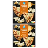 AH Steenoven pizza 5 formaggi 2-pack