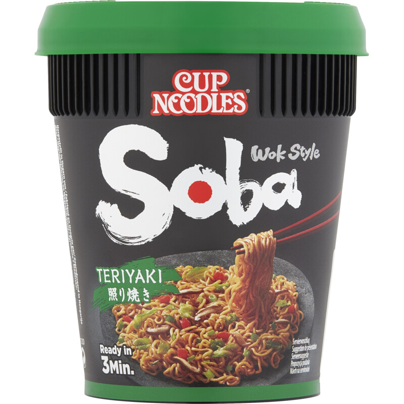 Nissin Soba cup noodles teriyaki