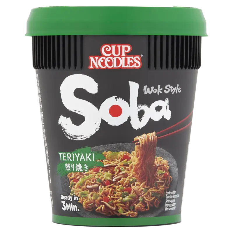 Nissin Soba cup noodles teriyaki