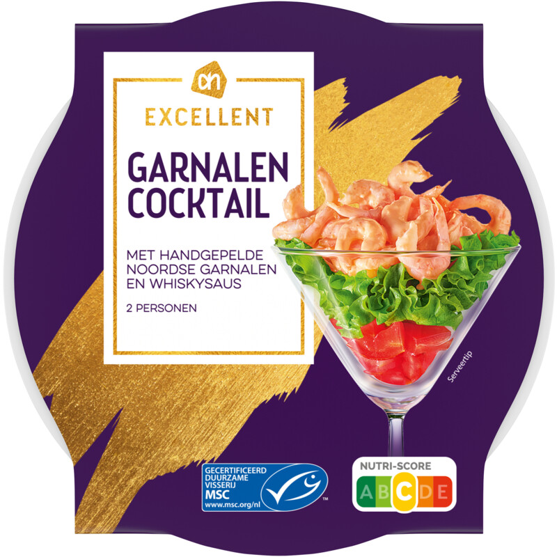 Een afbeelding van AH Excellent Garnalencocktail