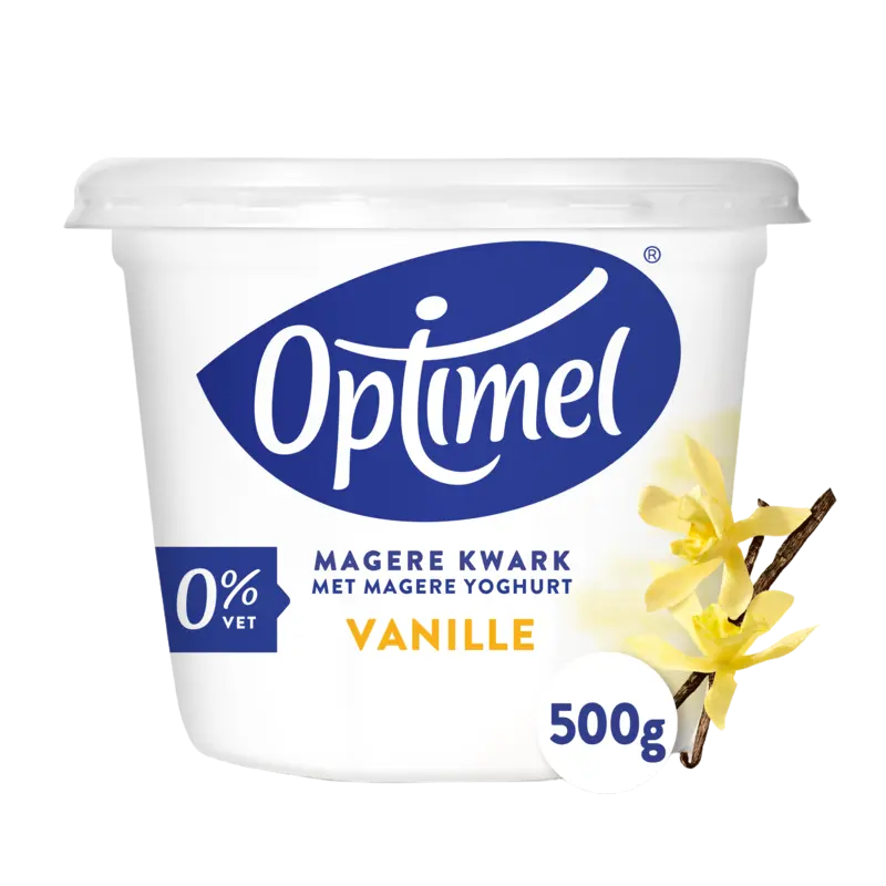 Kwark met Magere Yoghurt Vanille 0% Vet