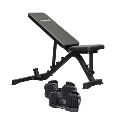 pdp-image-Focus Fitness Trainingsbank + dumbbellset
