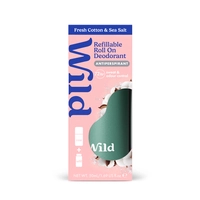 Wild Fresh cotton & sea salt roll deodorant