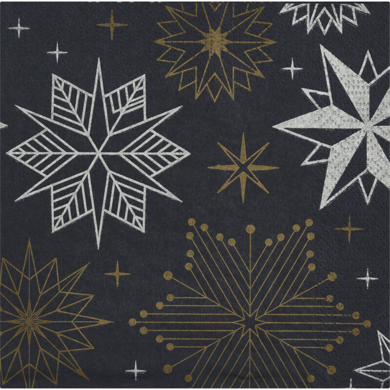 Een afbeelding van AH Excellent Servet sneeuwvlok 33x33cm