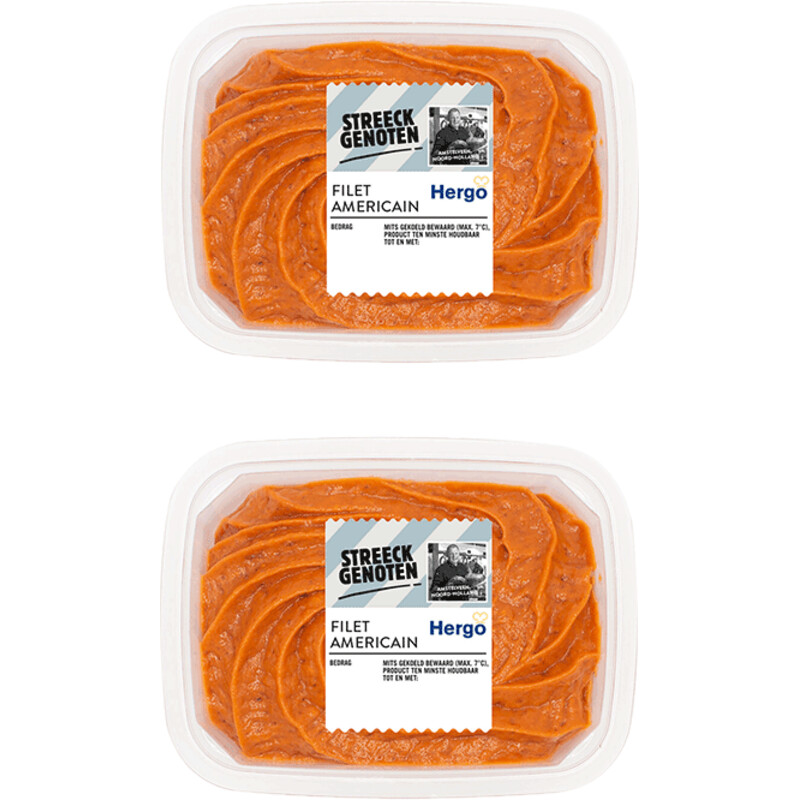 Een afbeelding van Streeckgenoten Filet americain 2-pack