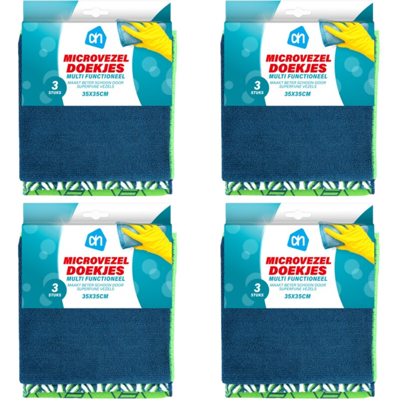 Een afbeelding van AH Microvezeldoekjes 4-pack