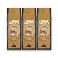 Douwe Egberts Excellent gold koffiebonen 3-pack