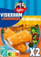 Iglo Viskraam lekkerbekjes in bierbeslag