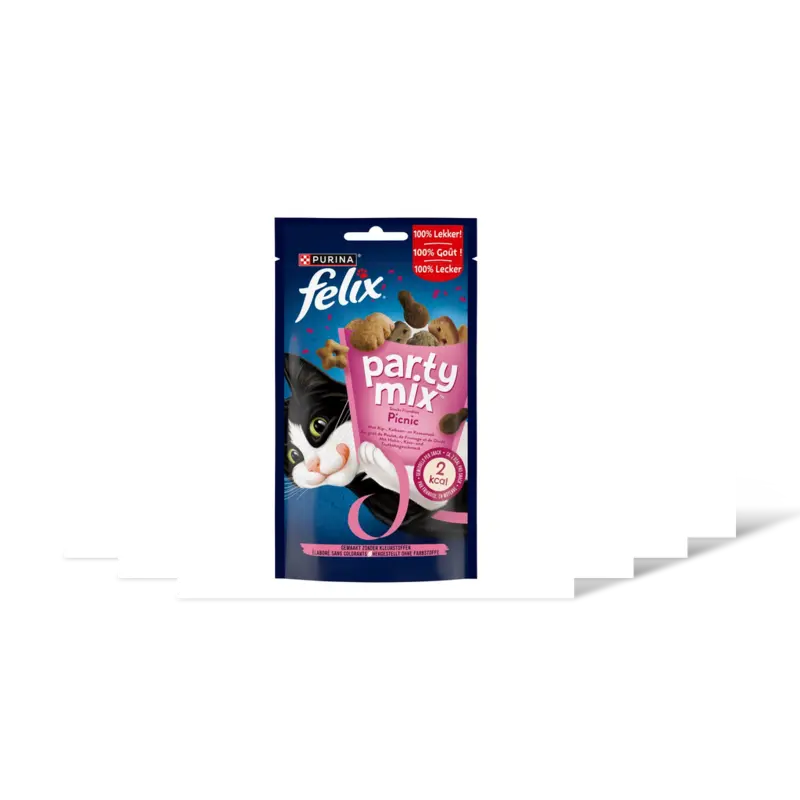 Felix Party mix picnic kattensnack 6-pack