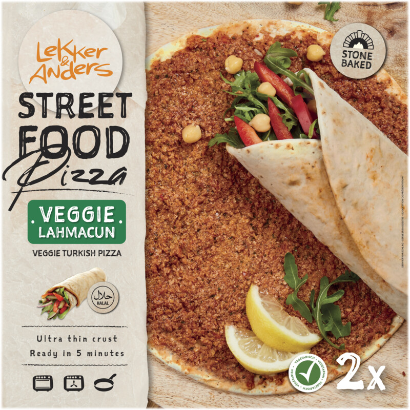 Een afbeelding van Lekker & Anders Turkse pizza vega