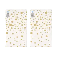 AH Tafellaken goud stip 138x220cm 2-pack