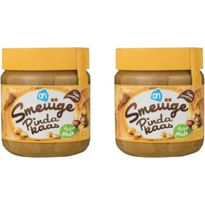 pdp-image-AH Smeuïge pindakaas stukjes pinda 2-pack