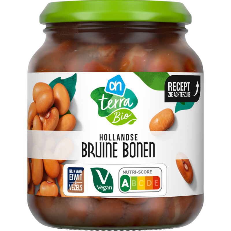 Een afbeelding van AH Terra Biologisch hollandse bruine bonen