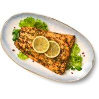 Een afbeelding van AH Excellent Gemarineerde zalmfilet