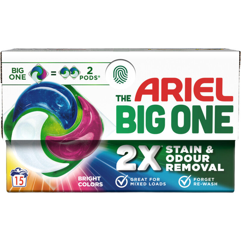Een afbeelding van Ariel Pods color the big one wascapsules