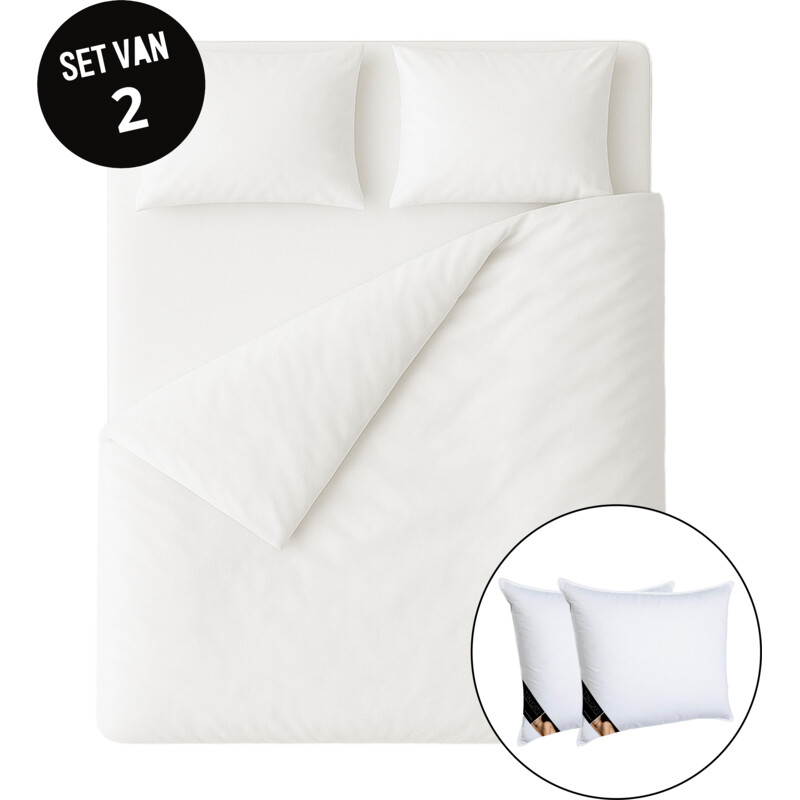 Een afbeelding van Ten Cate 2 Katoensat dbo 140x200/220 wit 2k