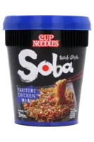 Nissin Soba cup noodles yakitori chicken