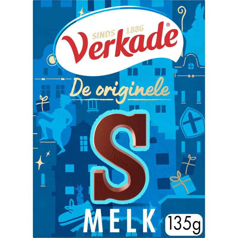 Een afbeelding van Verkade Letter melk
