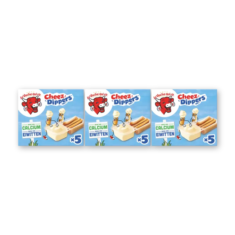 Cheez dippers smeerkaas 3-pack