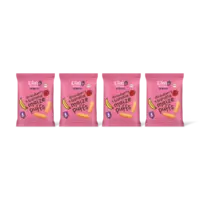 Ella's kitchen Maize puffs aardbei + banaan 6m+ bi 4-pk