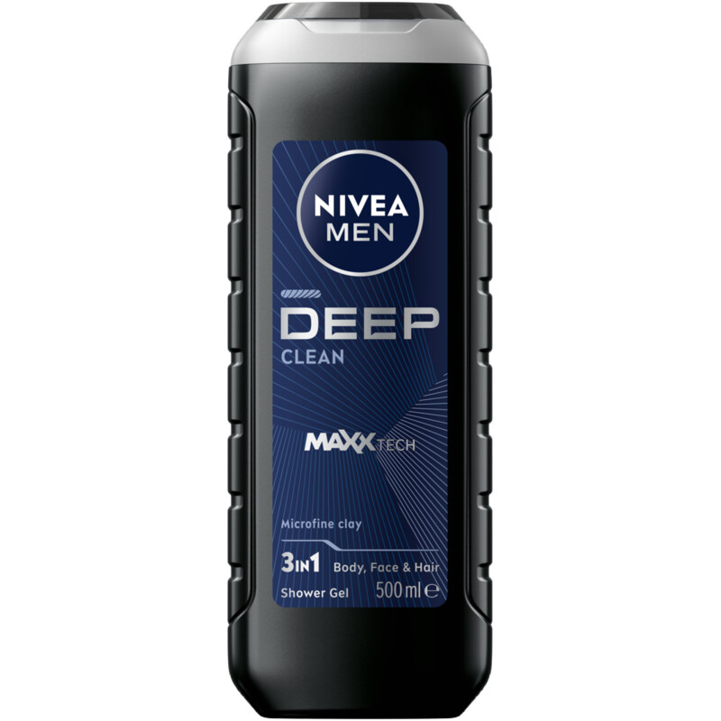 Een afbeelding van NIVEA Men deep clean shower gel