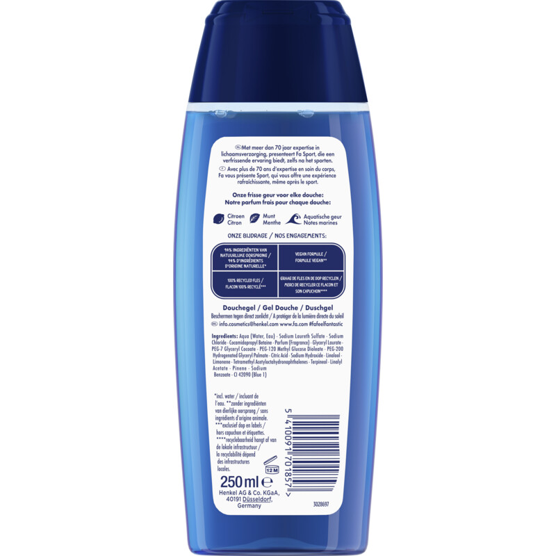 Een afbeelding van Fa Active sport douchegel