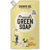 Een afbeelding van Marcel's Green Soap Shower gel vanilla cherry blossom refill
