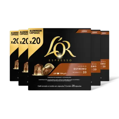 pdp-image-L'OR Espresso lungo estremo capsules 5-pack