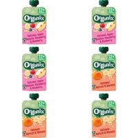 Een afbeelding van Organix Knijpfruit 12+m voordeelpakket