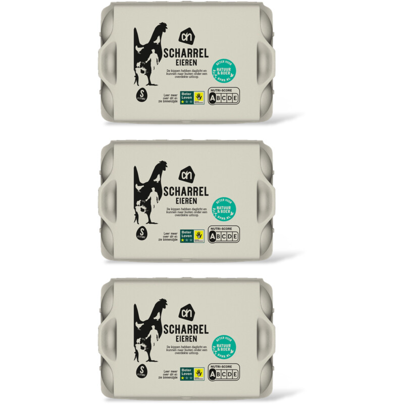 AH Verse scharreleieren S 3-pack