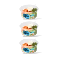 AH Mini saladbowl zalm wasabi 3-pack