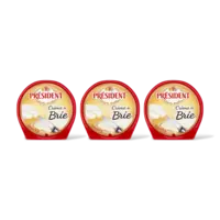 Président Creme de brie 3-pack