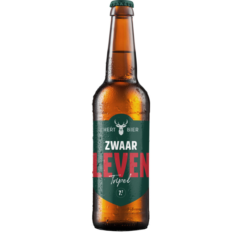 Een afbeelding van Hert Bier Zwaar leven