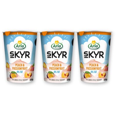pdp-image-Arla Skyr peach & passionfruit 0% vet 3-pack