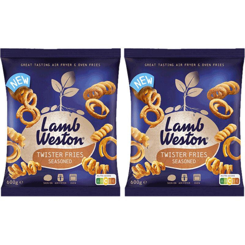 Een afbeelding van LambWeston Twister fries seasoned 2-pack