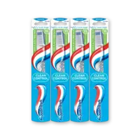 Aquafresh Clean control medium tandenborstel 4pack