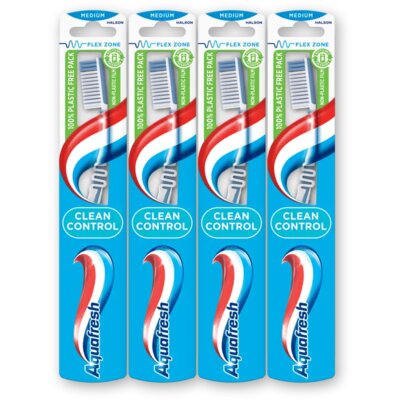 pdp-image-Aquafresh Clean control medium tandenborstel 4pack