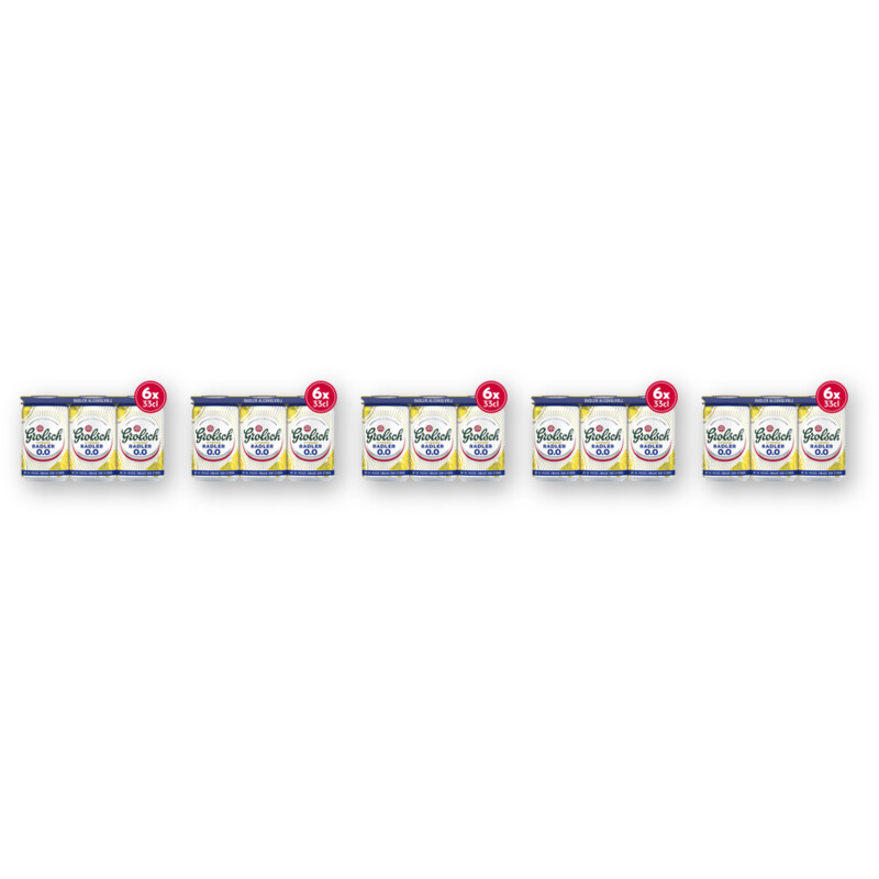 Grolsch Radler citroen alcoholvrij 0.0% 30-pack