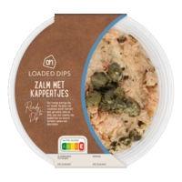 AH Loaded dip zalm met kappertjes