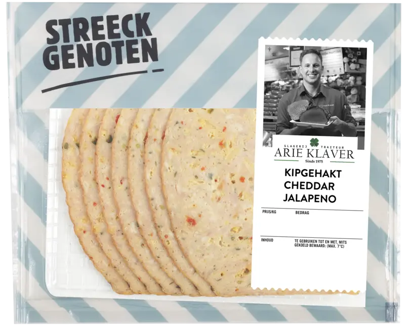 Streeckgenoten Kipgehakt cheddar jalapeno