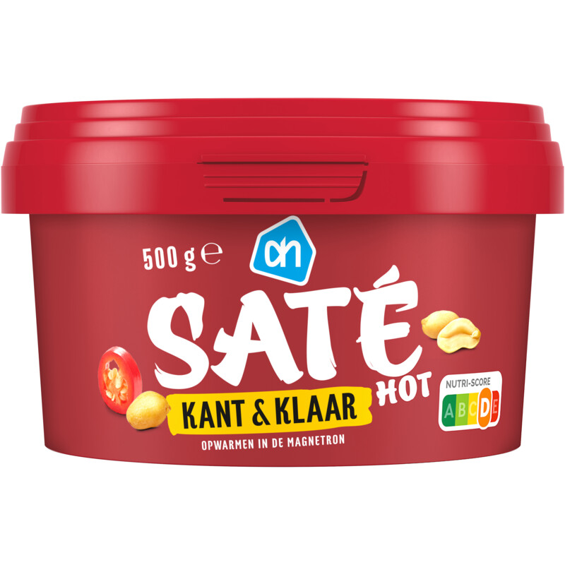 Een afbeelding van AH Satesaus kant & klaar hot