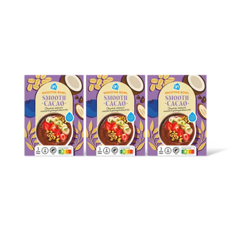 AH Smoothie bowl smooth cocoa 3-pack